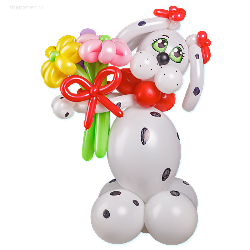 У вас можно заказать индивидуальную композицию из шаров с животными?